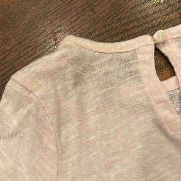 7 for all mankind toddler girl shortalls with pink shirt - Picture 6 of 11